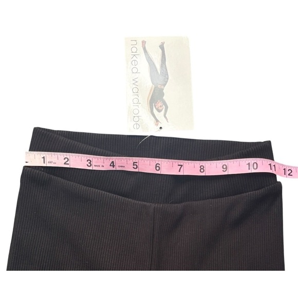 NWT Naked Wardrobe Black Ribbed Sculpt Leggings Size Small - Picture 9 of 10